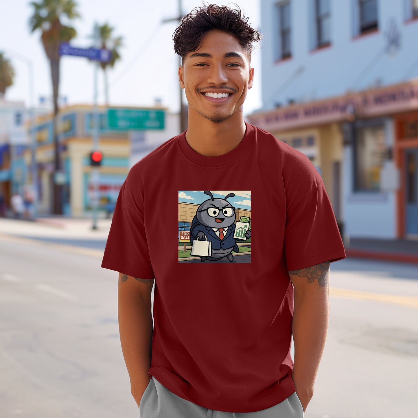 Dalix Mens Roly Koly Tee