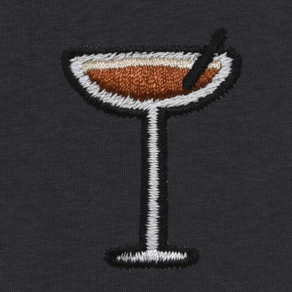 Dalix Mens Coffee Martini Midweight Garment Dye Tee