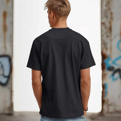 Dalix Mens Coffee Martini Midweight Garment Dye Tee