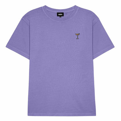 Dalix Mens Coffee Martini Midweight Garment Dye Tee