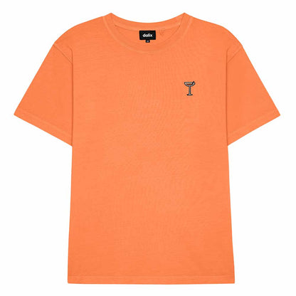 Dalix Mens Coffee Martini Midweight Garment Dye Tee