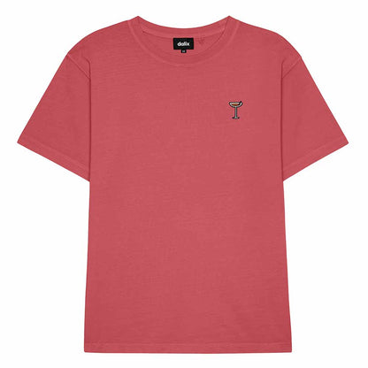 Dalix Mens Coffee Martini Midweight Garment Dye Tee