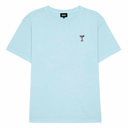 Dalix Mens Coffee Martini Midweight Garment Dye Tee