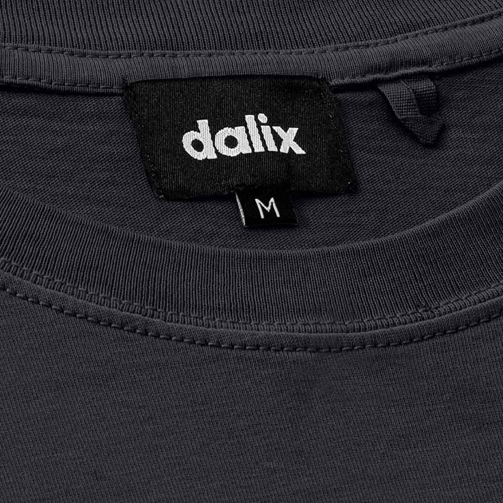 Dalix Lil Bolt Midweight Garment Dye Soft Tee Short Sleeve Cotton Shirt Mens in Black 2XL XX-Large
