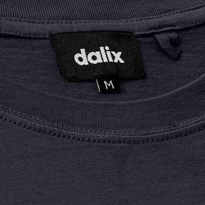 Dalix Lil Bolt Midweight Garment Dye Soft Tee Short Sleeve Cotton Shirt Mens in Black 2XL XX-Large