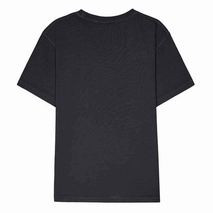 Dalix Lil Martini Midweight Garment Dye Soft Tee Short Sleeve Cotton Shirt Mens in Black 2XL XX-Large