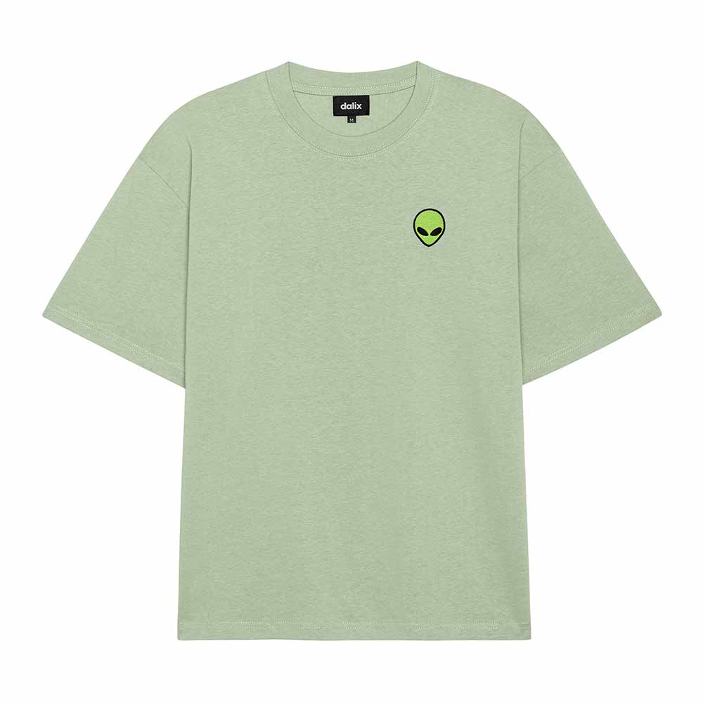 Dalix Mens Alien Heavyweight Relaxed Tee