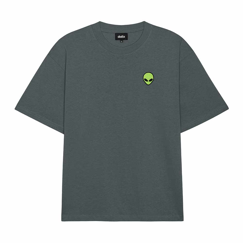 Dalix Mens Alien Heavyweight Relaxed Tee