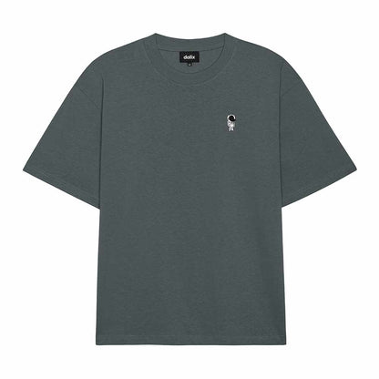 Dalix Mens Astronaut Heavy Weight Cotton Tee