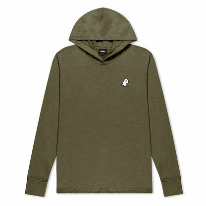 Dalix Mens Ghost Hooded Long Sleeve Jersey Tee