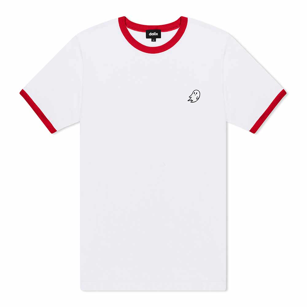 Dalix Mens Ghost Jersey Ringer Tee