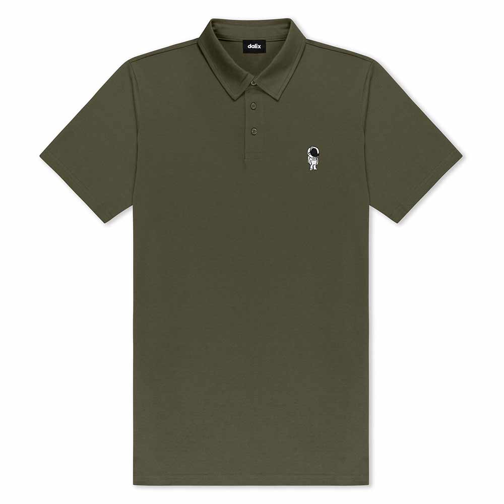 Dalix Astronaut Midweight Short Sleeve Polo Shirt