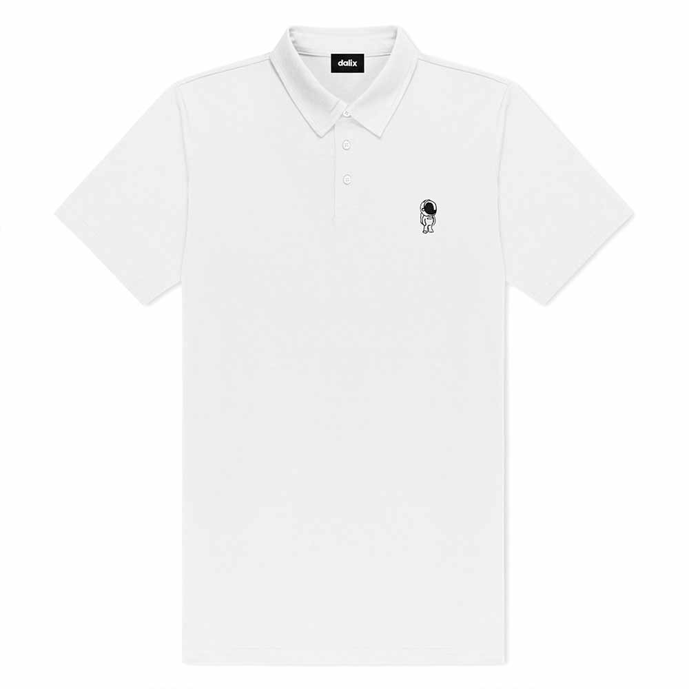 Dalix Astronaut Midweight Short Sleeve Polo Shirt