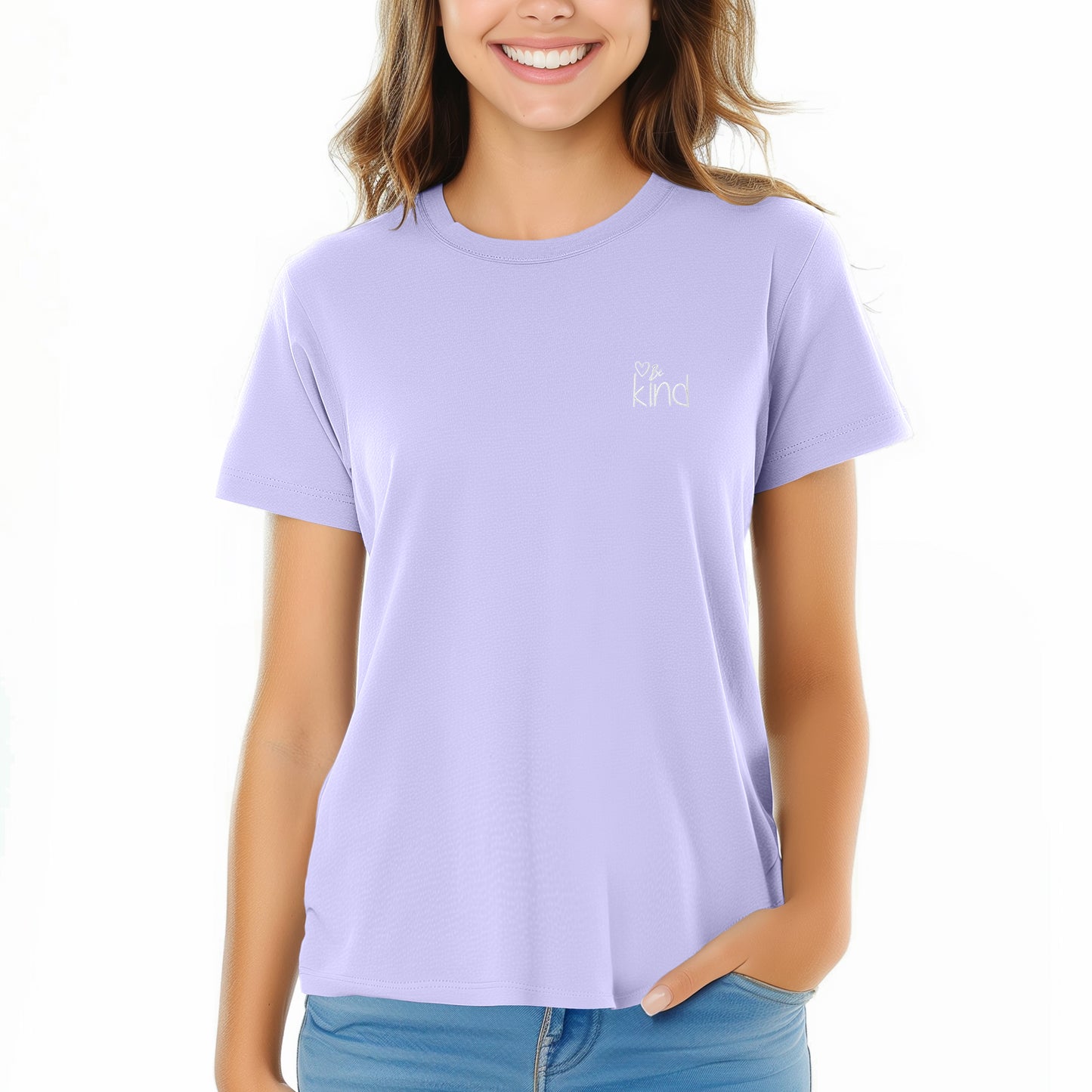 Dalix Be Kind Womens Relaxed Tee