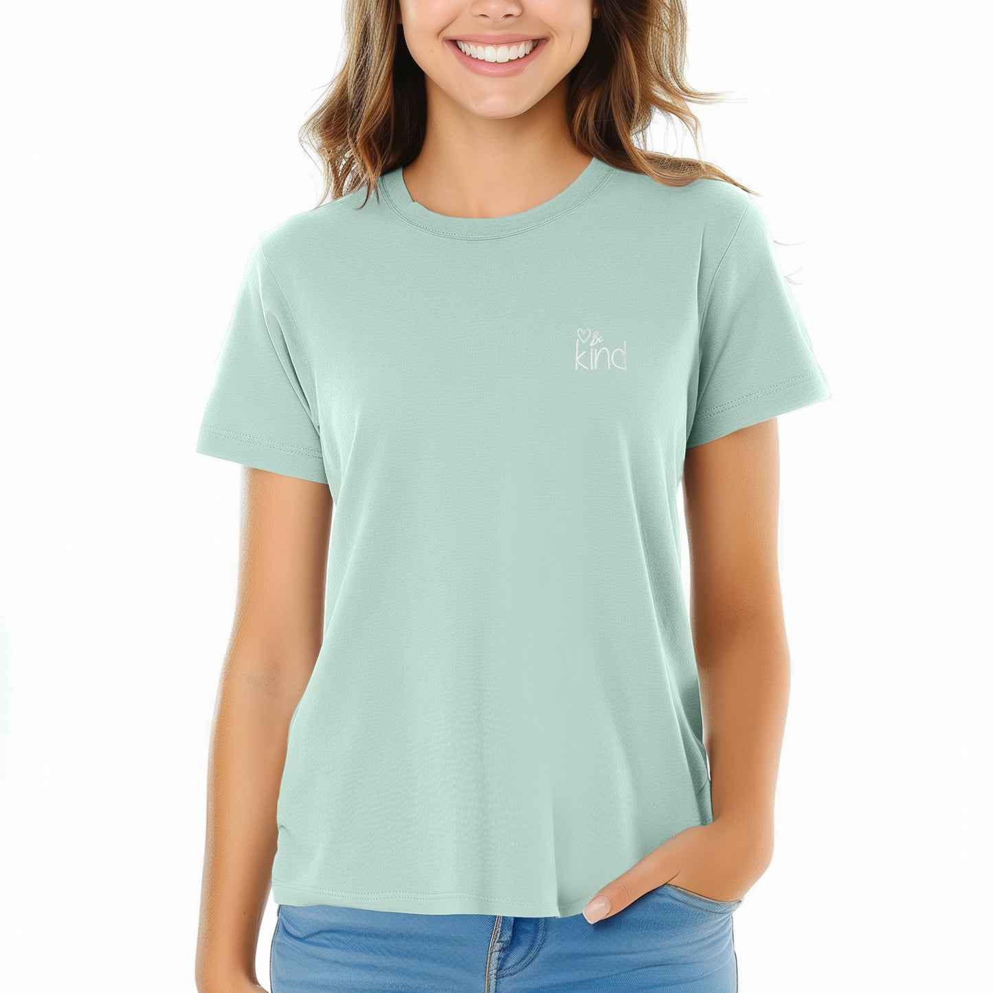 Dalix Be Kind Womens Relaxed Tee