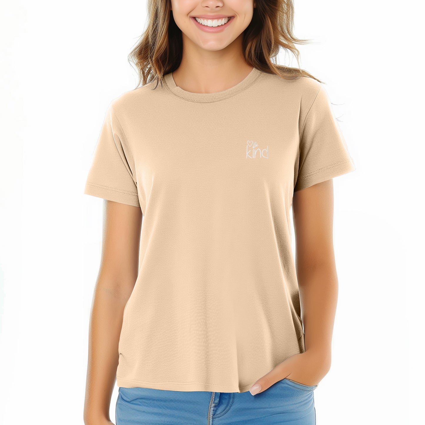 Dalix Be Kind Womens Relaxed Tee