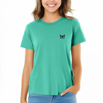 Dalix Butterfly Womens Relaxed Tee
