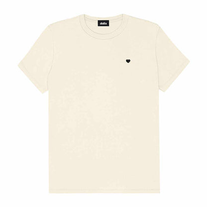 Dalix Womens Lil Heart Jersey Relaxed Tee