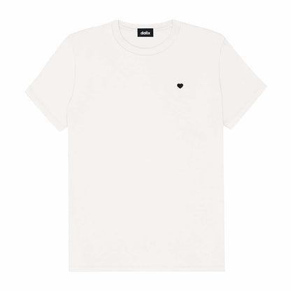 Dalix Womens Lil Heart Jersey Relaxed Tee