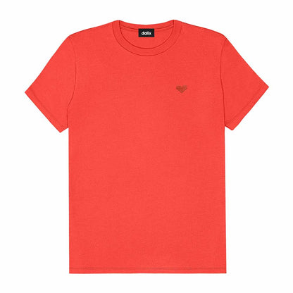 Dalix Womens Pixel Heart Jersey Relaxed Tee