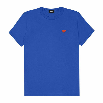 Dalix Womens Pixel Heart Jersey Relaxed Tee