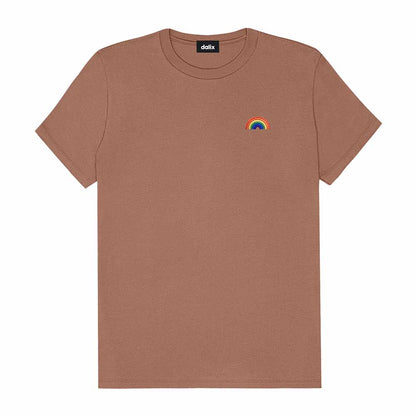 Dalix Womens Rainbow Jersey Relaxed Tee