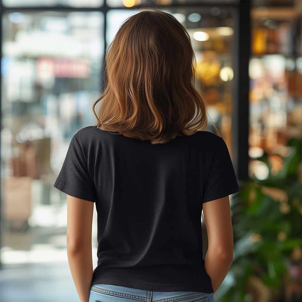 Dalix Be Kind Cropped Tee Lightweight High Waisted Short Sleeve Summer Shirt Womens in Black S Small
