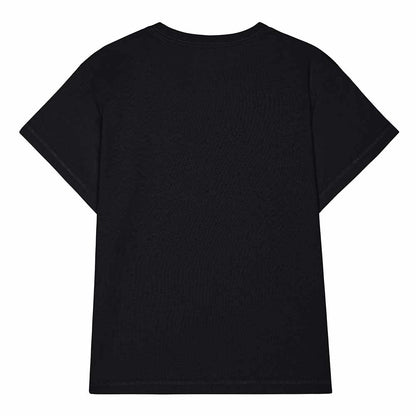 Dalix Be Kind Cropped Tee Lightweight High Waisted Short Sleeve Summer Shirt Womens in Black S Small