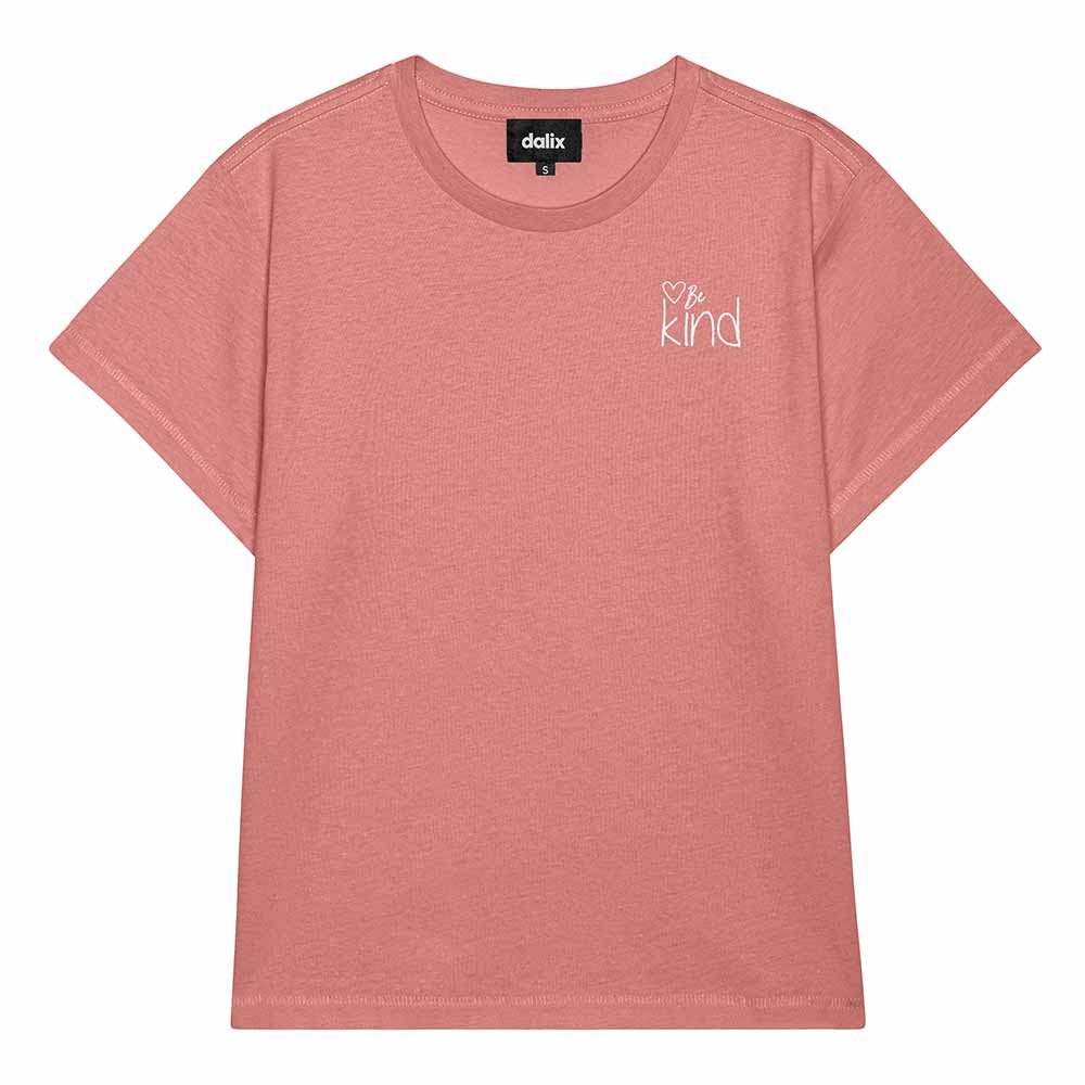 Dalix Womens Be Kind Light Weight High Waisted Tee