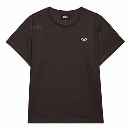 Dalix Womens Bow Lightweight High Waisted Tee