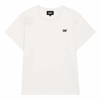 Dalix Womens Bow Lightweight High Waisted Tee