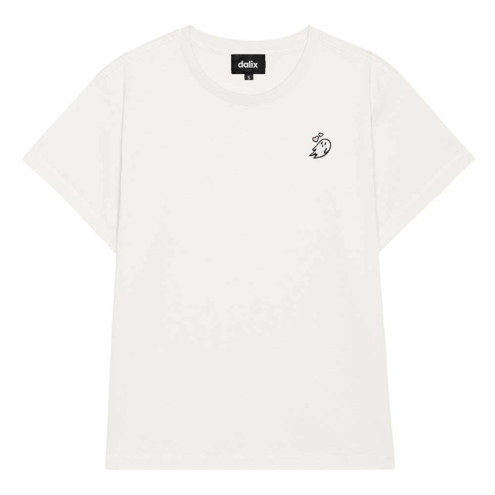 Dalix Womens Heartly Ghost Lightweight High Waisted Tee