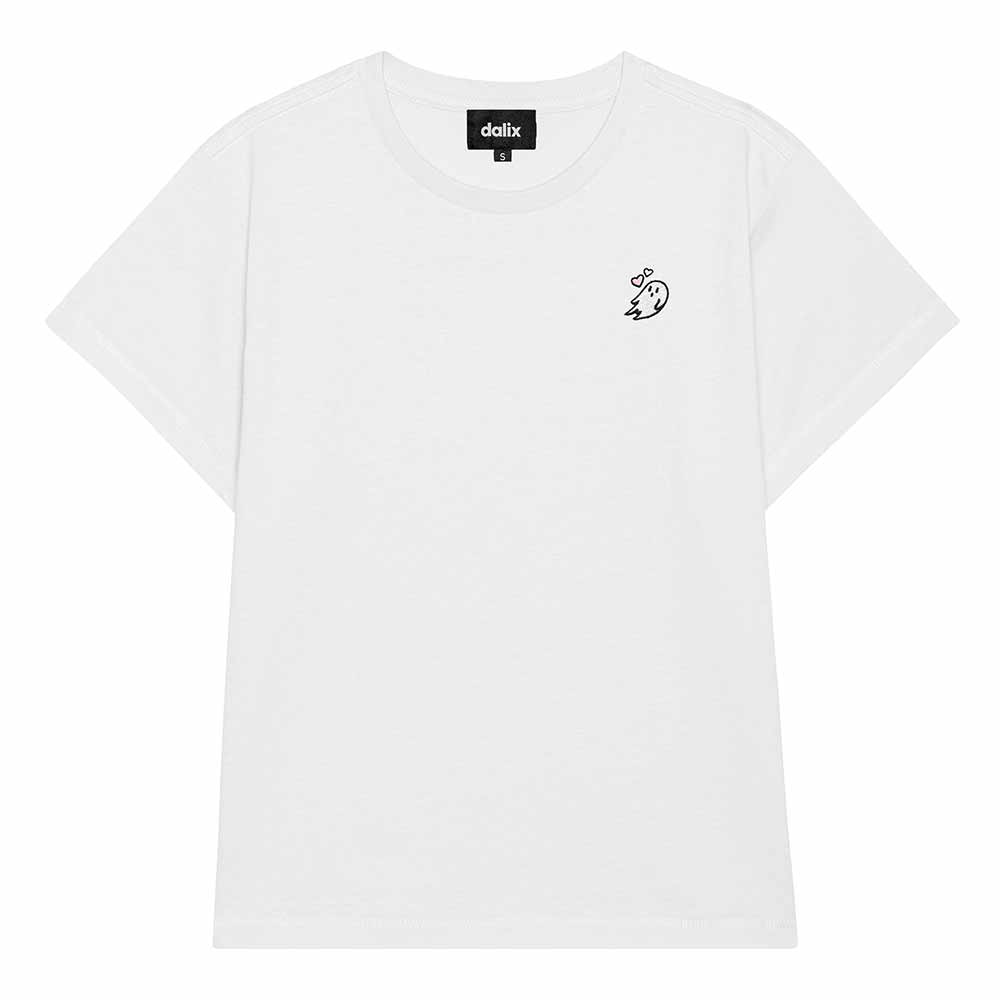 Dalix Womens Heartly Ghost Lightweight High Waisted Tee