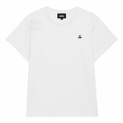 Dalix Womens Lil Cherry Lightweight High Waisted Tee