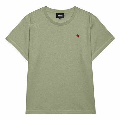 Dalix Womens Lil Strawberry Lightweight High Waisted Tee