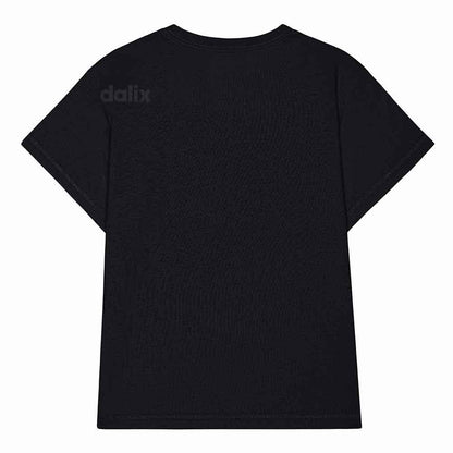 Dalix Lil Strawberry Cropped Tee Lightweight High Waisted Short Sleeve Summer Shirt Womens in Black S Small
