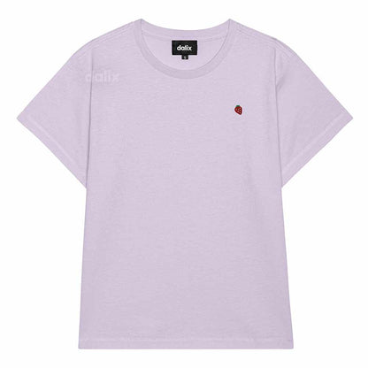 Dalix Womens Lil Strawberry Lightweight High Waisted Tee