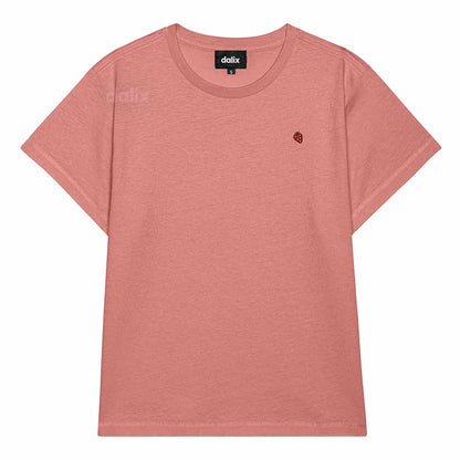 Dalix Womens Lil Strawberry Lightweight High Waisted Tee