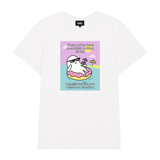 Dalix Womens Ghost Vacation Graphic Tee