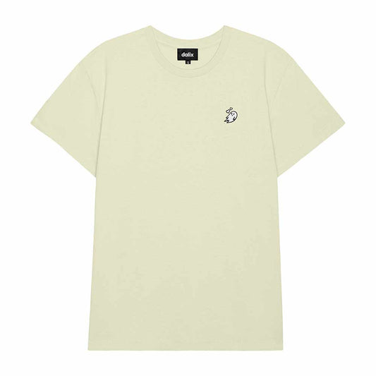 Dalix Heartly Ghost Everyday Tee Lightweight Short Sleeve Summer Shirt Womens in Chartreuse S Small