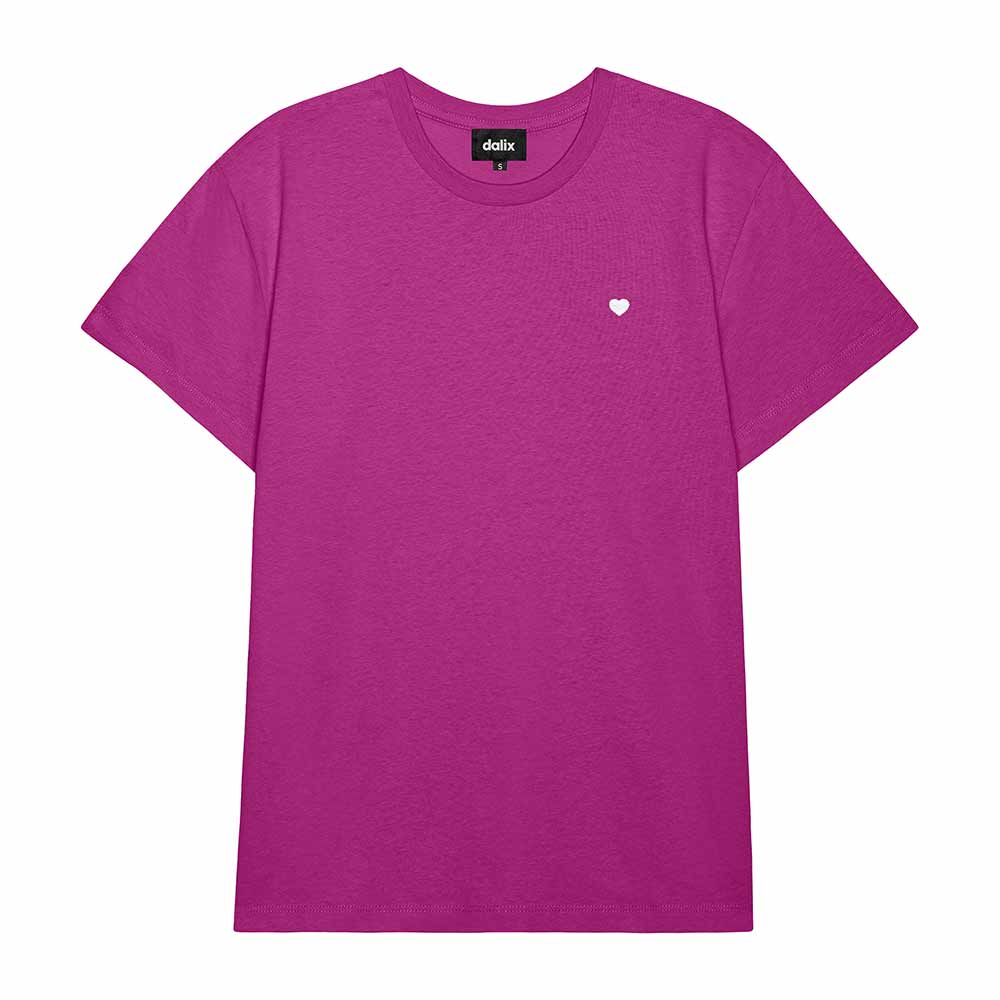 Dalix Womens Lil Heart Lightweight Everyday Tee