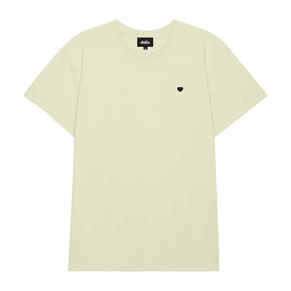 Dalix Womens Lil Heart Lightweight Everyday Tee