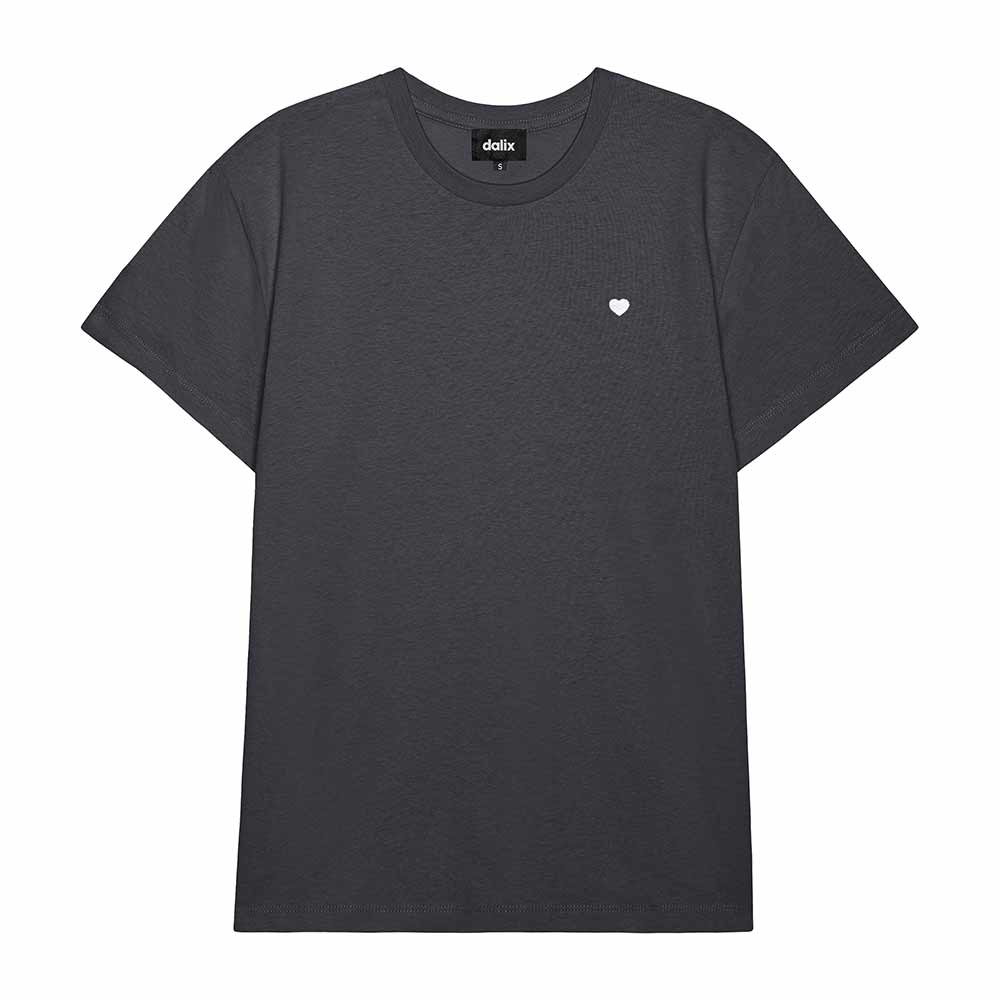 Dalix Womens Lil Heart Lightweight Everyday Tee