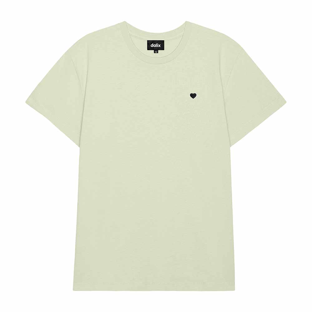 Dalix Womens Lil Heart Lightweight Everyday Tee