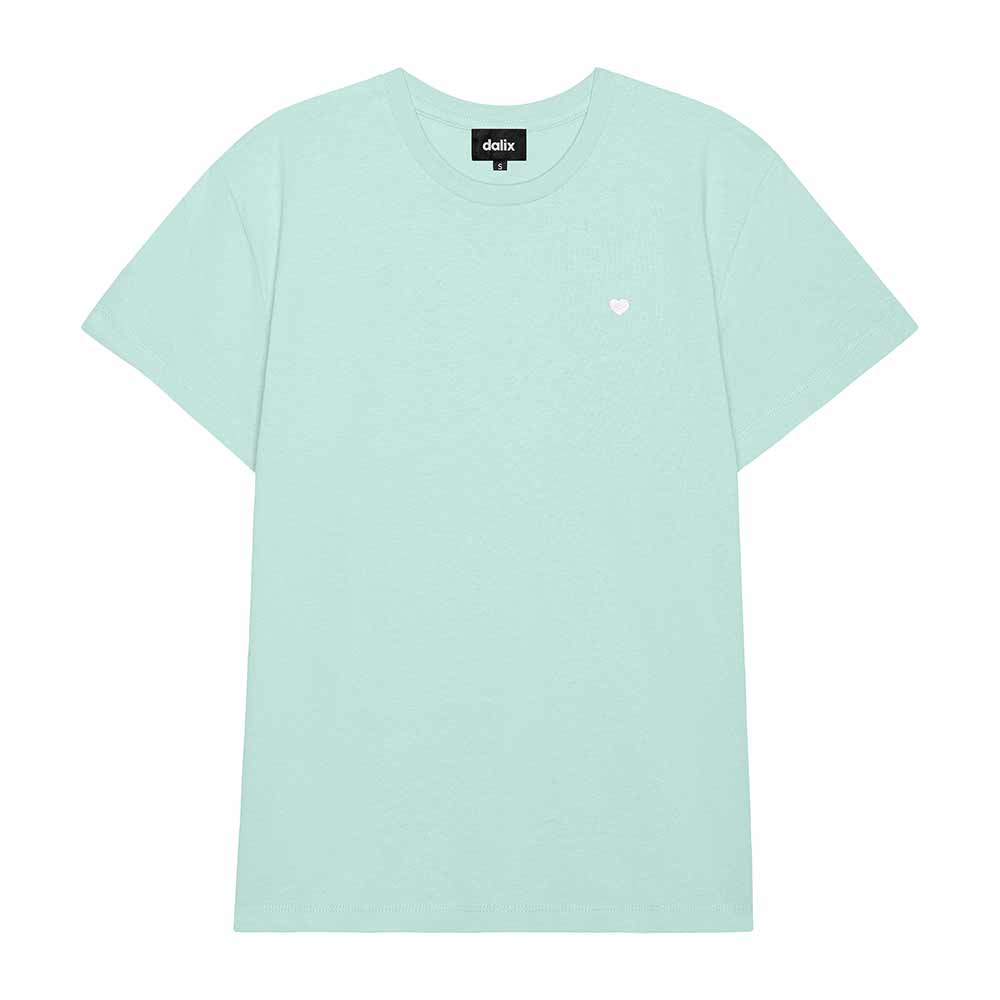 Dalix Womens Lil Heart Lightweight Everyday Tee