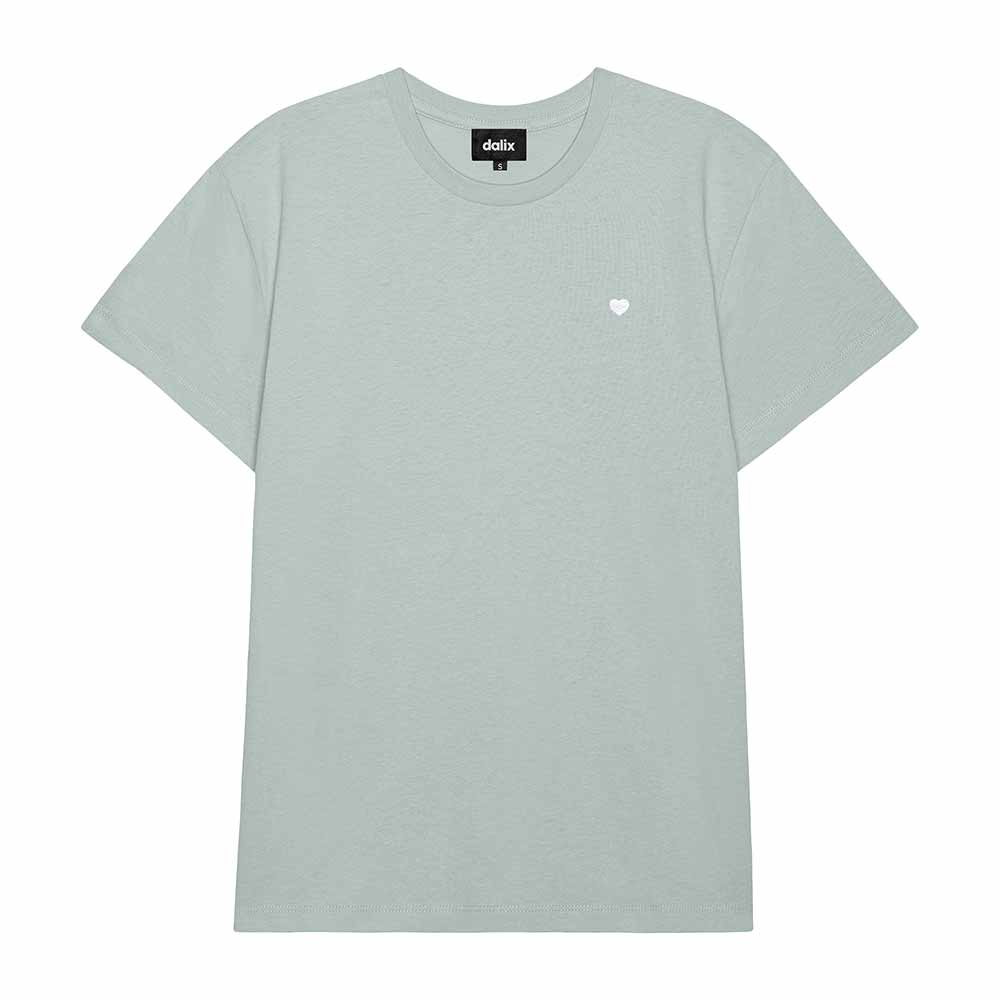 Dalix Womens Lil Heart Lightweight Everyday Tee