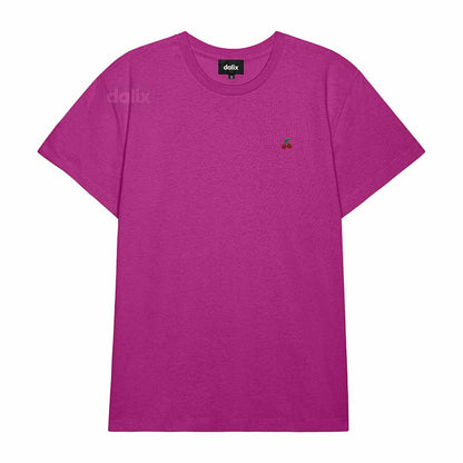 Dalix Womens Lil Cherry Lightweight Everyday Tee