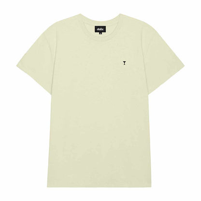 Dalix Lil Martini Everyday Tee Lightweight Short Sleeve Shirt Womens in Chartreuse S Small
