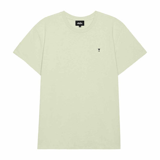 Dalix Lil Martini Everyday Tee Lightweight Short Sleeve Shirt Womens in Cucumber S Small
