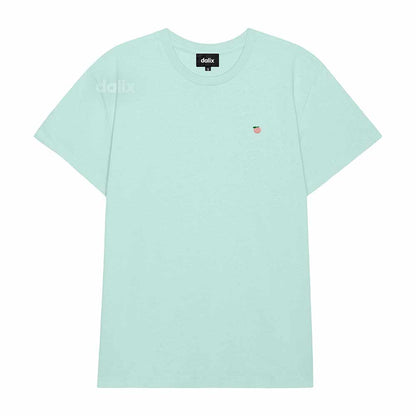 Dalix Lil Peach Everyday Tee Lightweight Short Sleeve Summer Shirt Womens in Mint S Small